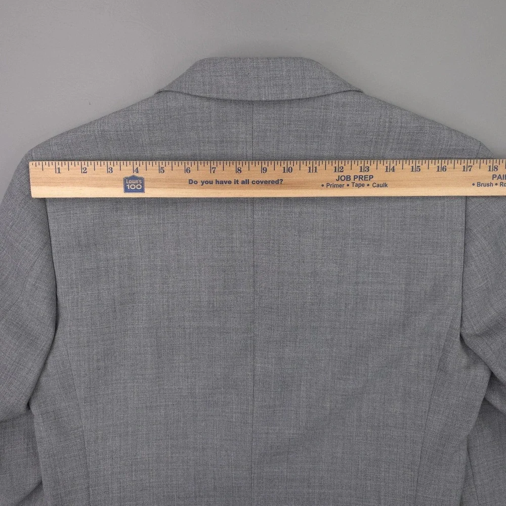 J Crew Blazer Mens 36 Short Gray Wool Thompson Classic Fit Suit Jacket Preppy